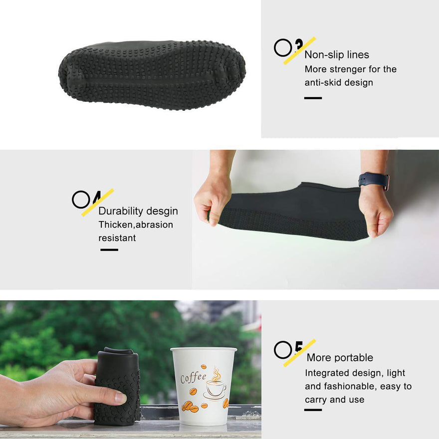 Silicone Waterproof Shoe Covers Pair