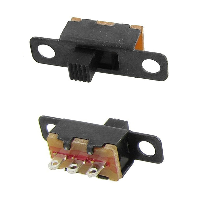 [Type 1] 3 Pin Leg SS12F32G5 2 Position SPDT 1P2T PCB Panel Mini Vertical Slide Switch