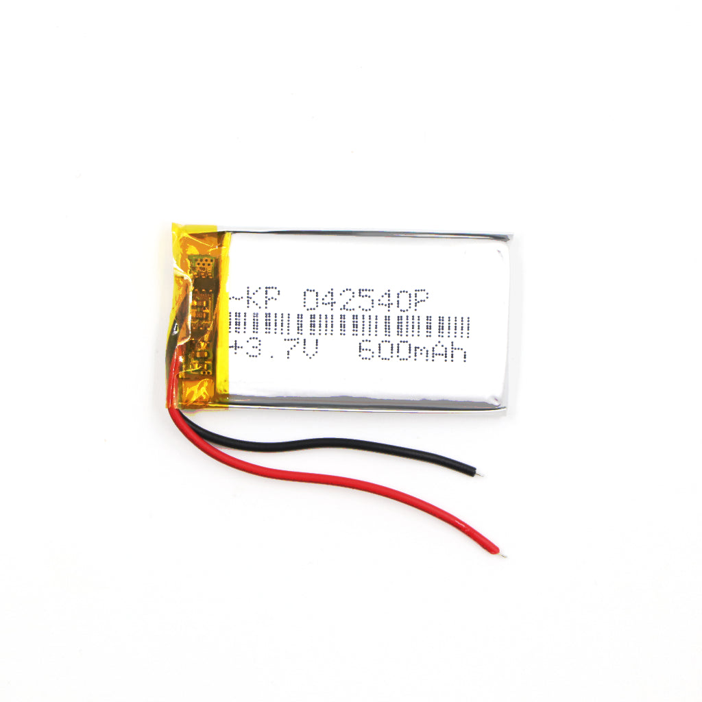 KP: 402540 Lipo Battery - Single Cell 3.7 V 600mAh Lithium Polymer Battery