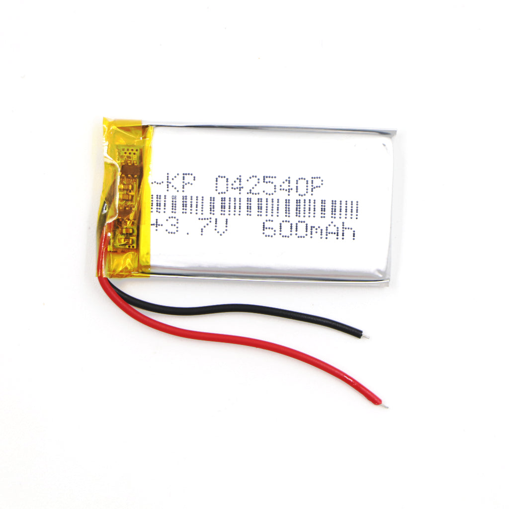 KP: 402540 Lipo Battery - Single Cell 3.7 V 600mAh Lithium Polymer Battery