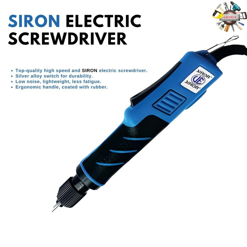 Siron: ESD02 1400rpm Electric Screw Driver Bit-Size: 6mm