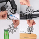 18 in 1 Snowflake Portable Spanner Multi-Tool Hex Wrench