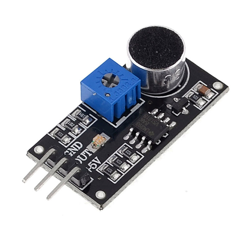 External Sound Sensor Sound Sensor Module LM393 Black