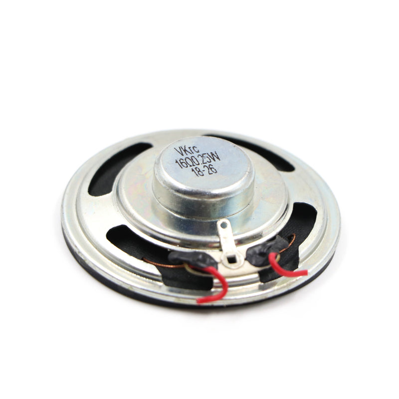 (Low Cost) Thin Speaker 16ohm 0.25watt [50mm] Internal Magnet