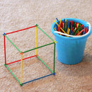 100pcs Straws and Connectors Builders Kit