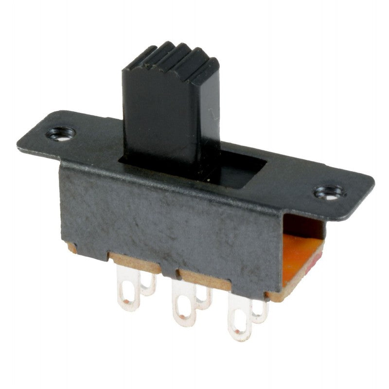 Mini DPDT Slide Switch On-On 6 Pin Panel Mount Selector Switch