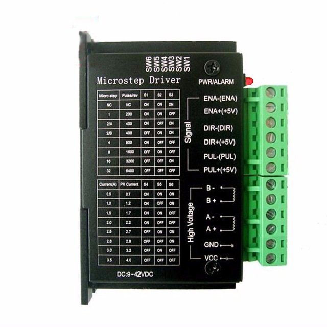 TB6600 Stepper Motor Driver Controller 4A 9~42V TTL 16 Micro-Step CNC 1 Axis