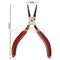 Taparia: 1402 Round Nose Mini Pliers With Two Color Dip Coated Sleeve 125mm/4.9inch