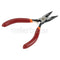 Taparia: 1403 Long Nose Mini Pliers With Two Color Dip Coated Sleeve 125mm/4.9inch