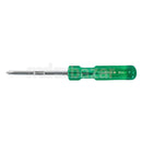 Taparia 804 Steel Two in One Screw Driver (Green and Silver)