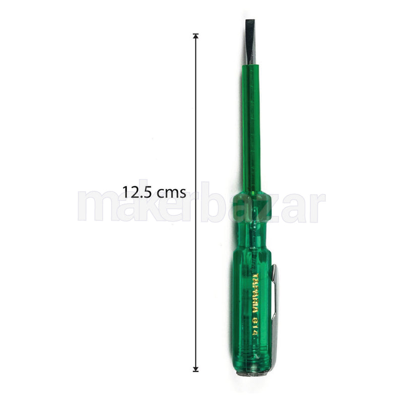 Taparia: 814 Multipurpose Lineman Tester Screwdriver 125mm/4.9inch