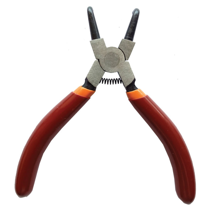 Taparia: 1443-5C External Straight Nose Circlip Plier PVC Dip Coated Sleeve 125mm/4.91Inch