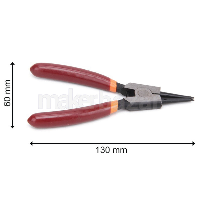 Taparia: 1443-5S Circlip Pliers Insulated with P.V.C Dip coated sleeve (125mm/4.9Inch)