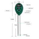 Three Way Soil Meter For Moisture, Light Intensity and pH Testing Meter