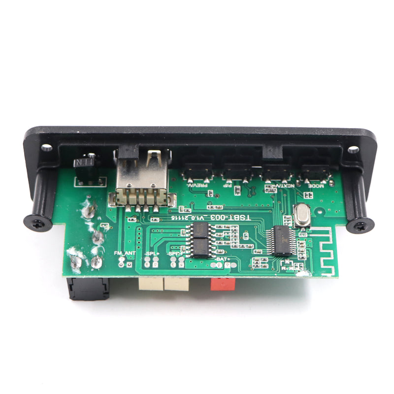 [Type 9] Audio Music Player: BT Panel - 003 DIY Stereo Board With Built In Bluetooth,FM,USB,SD-Card Slot,Aux,Amplifier & With IR