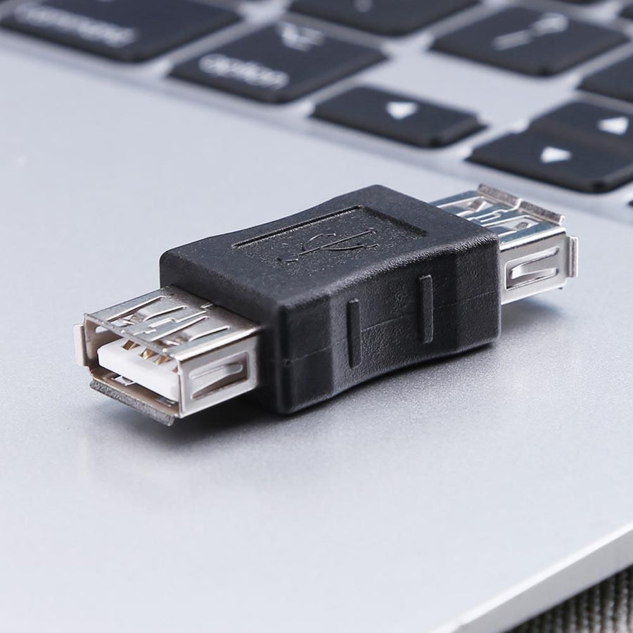 Usb A Female Computer USB 2.0 Adapter - Female to Female USB A Coupler Joiner
