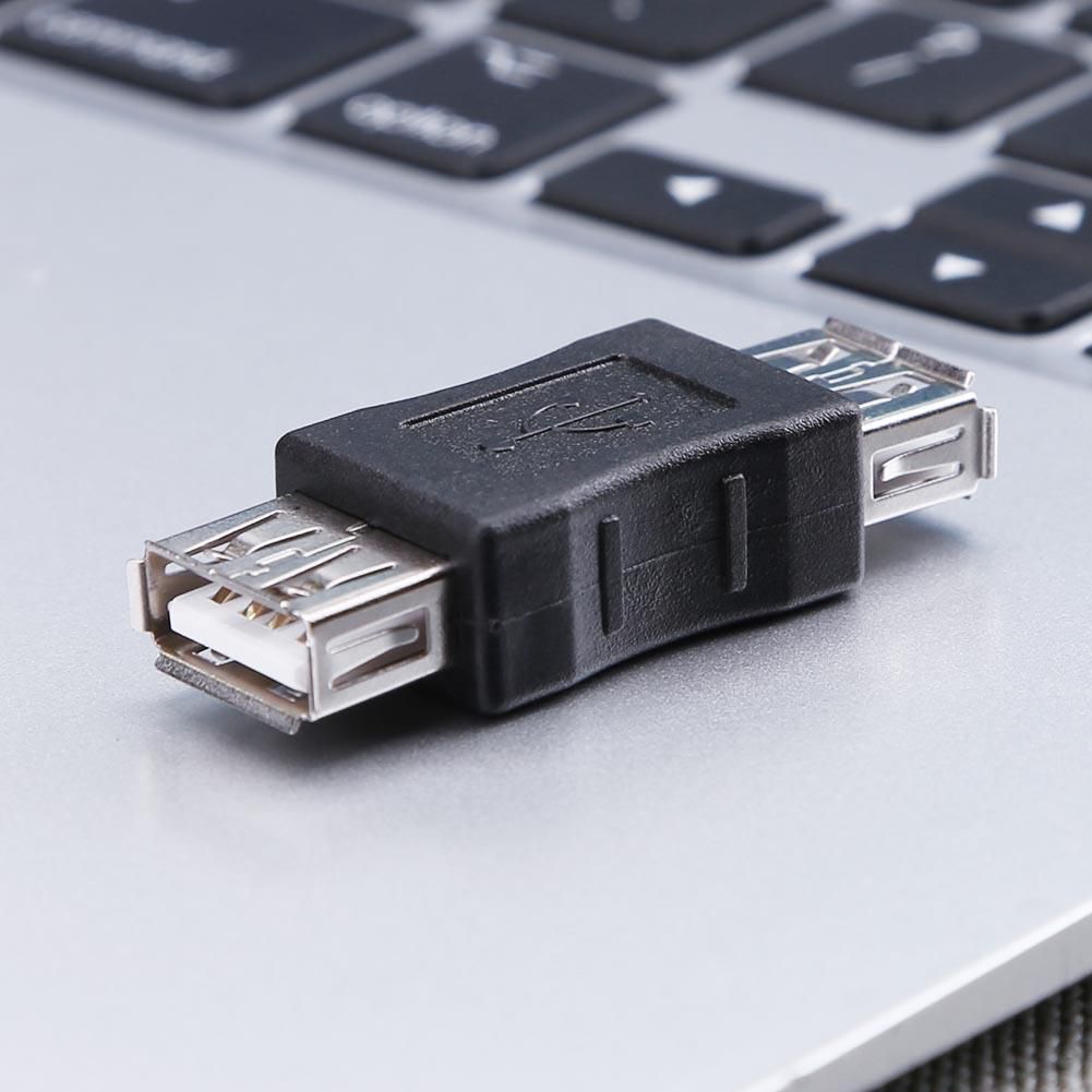 Usb Adapt USB 2.0 Adapter - Female to Female USB A Coupler Joiner