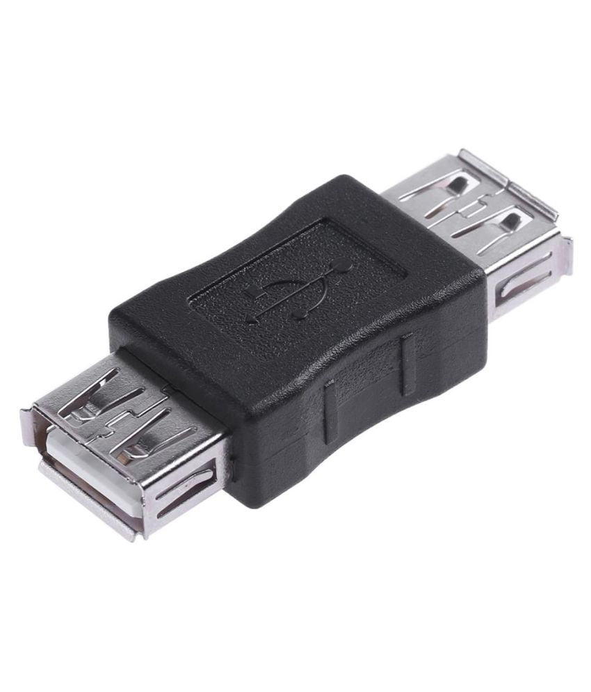 USB 2.0 Adapter - Female to Female USB A Coupler Joiner