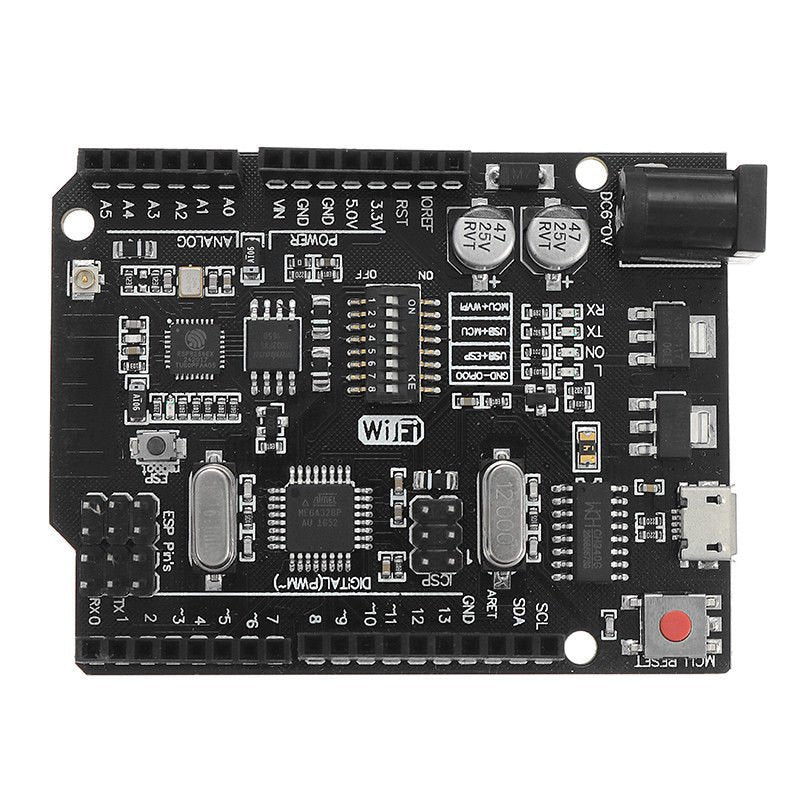 Uno+WiFi R3 AtMega328p+NodeMSU ESP8266 Compatible for Arduino UNO