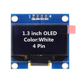 1.3 inch OLED Display White 