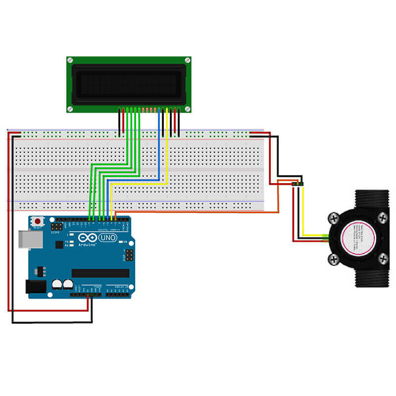 YF-S201 Water Flow Sensor Flow Meter