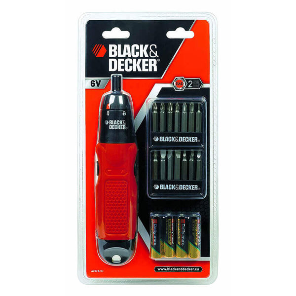 Black & Decker A7073 Battery Powered Screwdriver Set