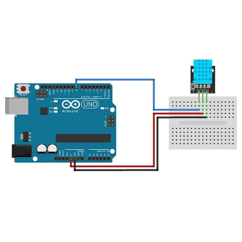 Temperature Humidity Sensor DHT11 Arduino | Makerware