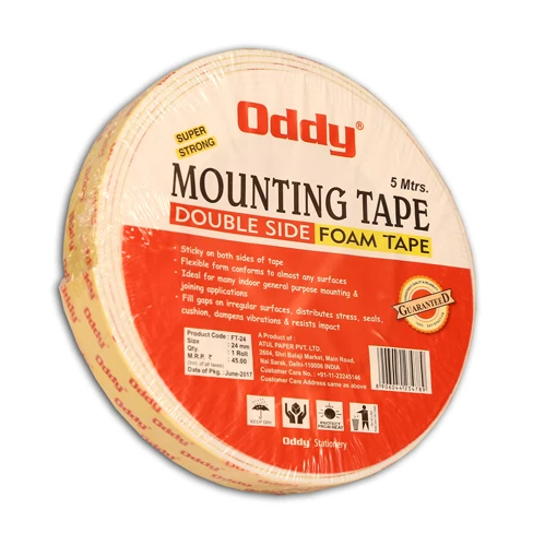 Oddy: Double Sided Foam Tape Length 5 mtr (Good Quality)