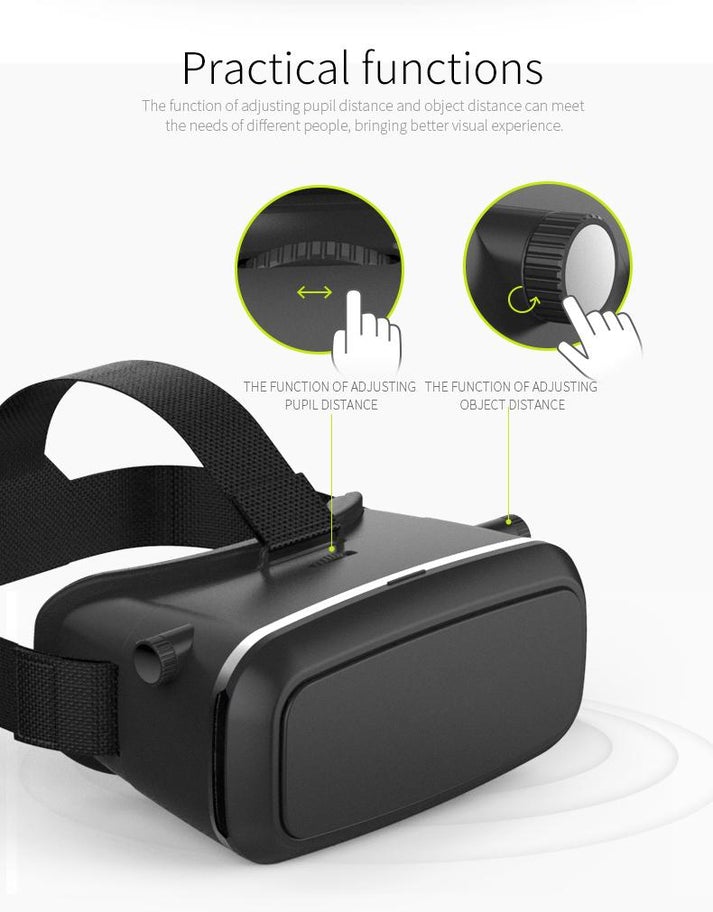 VR Pro Virtual Reality 3D Glasses Headset for Mobile Phones