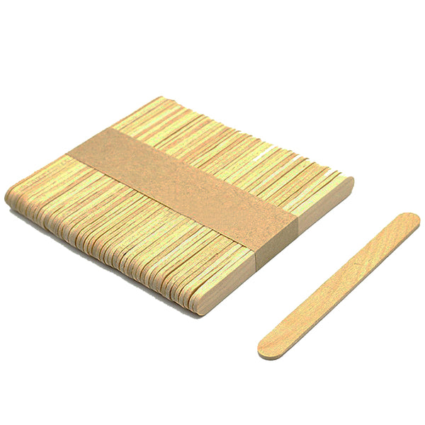 Wooden Popsicle Stick Premium Quality (Pack of 50)