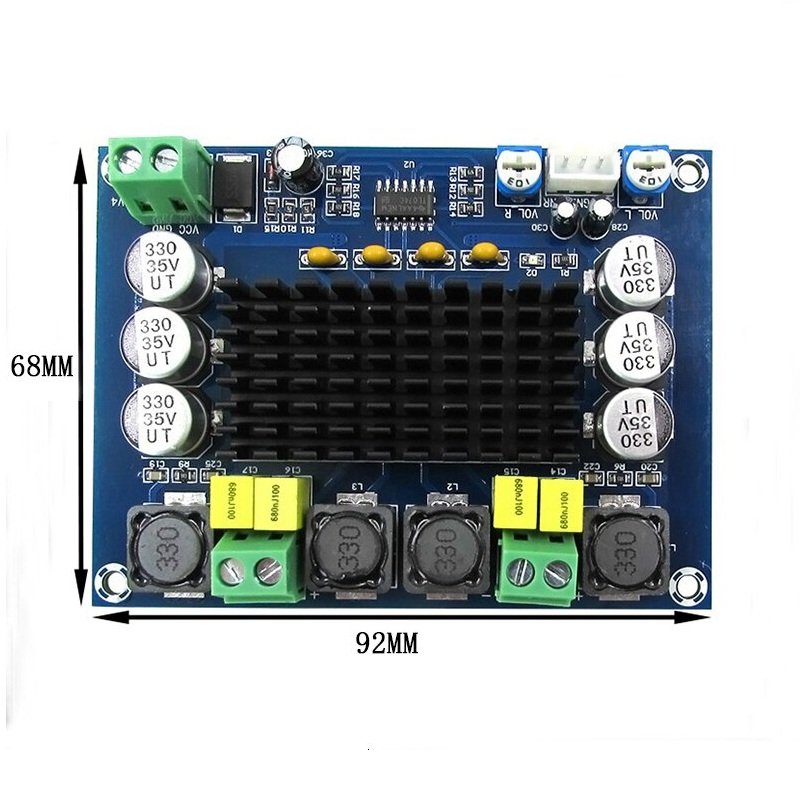 [Type 1] XH-M543 120W Dual Channel High Power Digital Power Amplifier Board