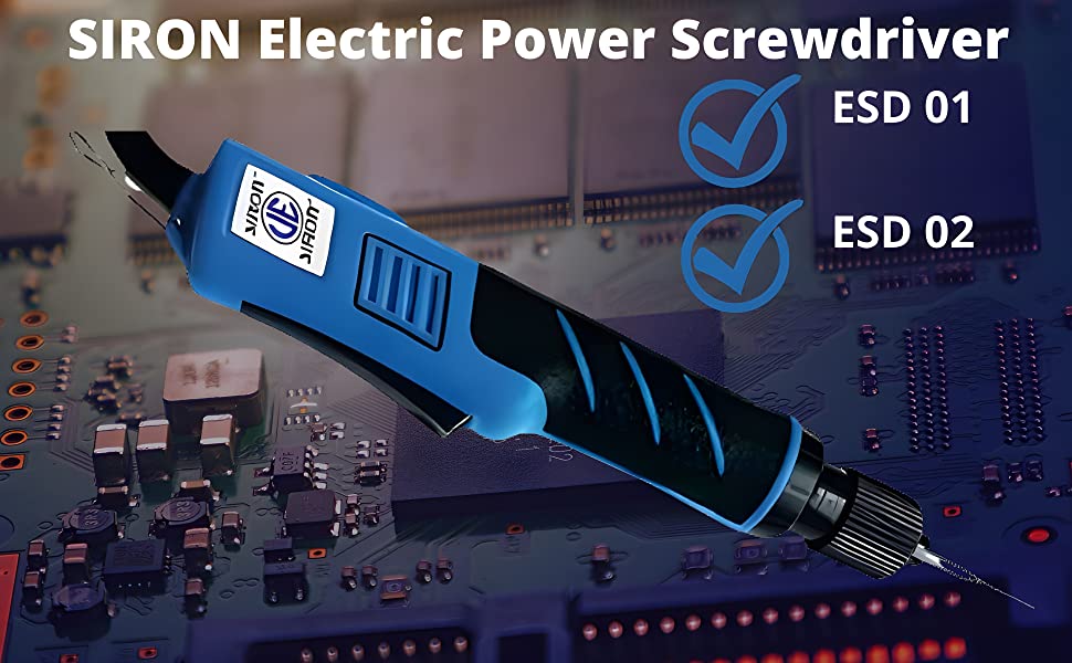 Siron: ESD02 1400rpm Electric Screw Driver Bit-Size: 6mmì
