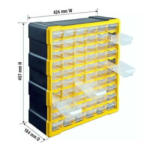 Alkon: ACO60 Component Organizer Box with 60 Drawers