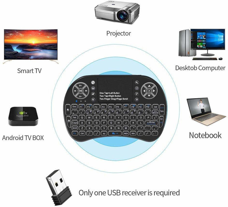 Mini Keyboard Virtual Wireless Mini Smart Keyboard with Touchpad