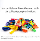 50pcs Assorted Solid Color Latex Balloons