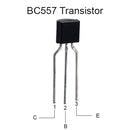 BC557 PNP General Purpose Transistor 45V 100mA TO-92 Package