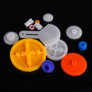 78Pcs Plastic Gear Assorted Kit Set with Various Gear and Axle Belt Bushings for DIY Car Robot Project