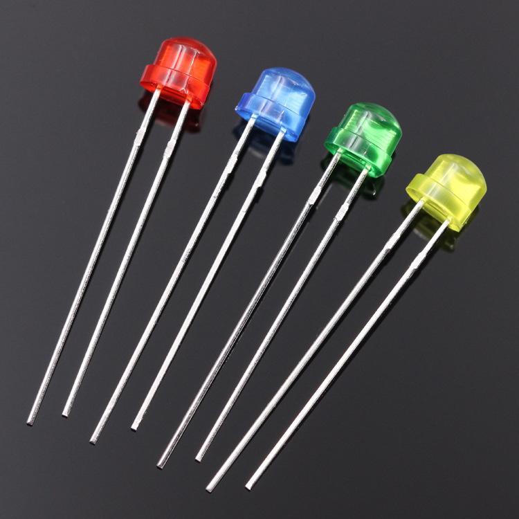 DIP LED 5mm Straw Hat Diffused Type