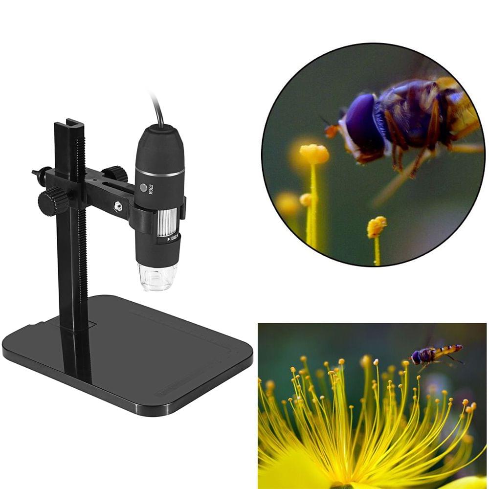 [Type 1] Portable USB2.0 Digital Microscope 1000X with Adjustable Stand
