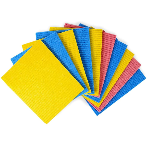 Multi-Purpose Sponge Wipes - 7x8in