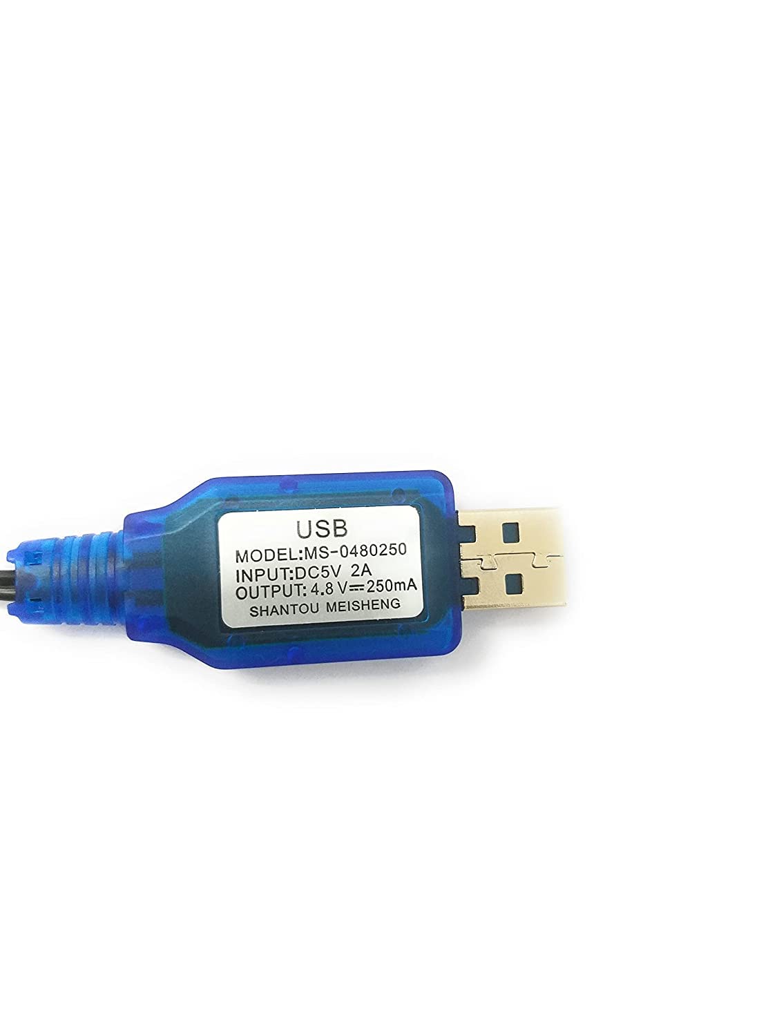 USB Charging Cable including Charging Protection BMS with DC Elb