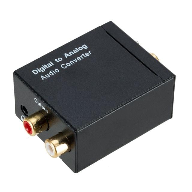 Digital Audio To Rca Digital Optical Coax to Analog RCA Audio Converter