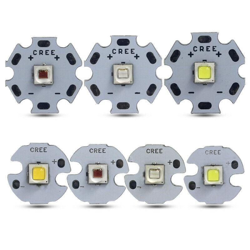 Cree 3W XPE 5050 SMD LED Chip with 16mm PCB - White