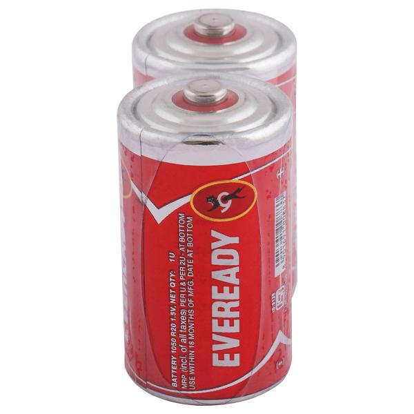 Eveready Heavy Duty 1050 R20 1.5v D Cell Non-Rechargeable Battery