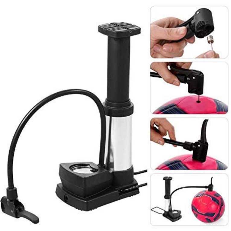 Portable Mini Foot Pump Inflator For Bike/Cars/Cycle/Ball