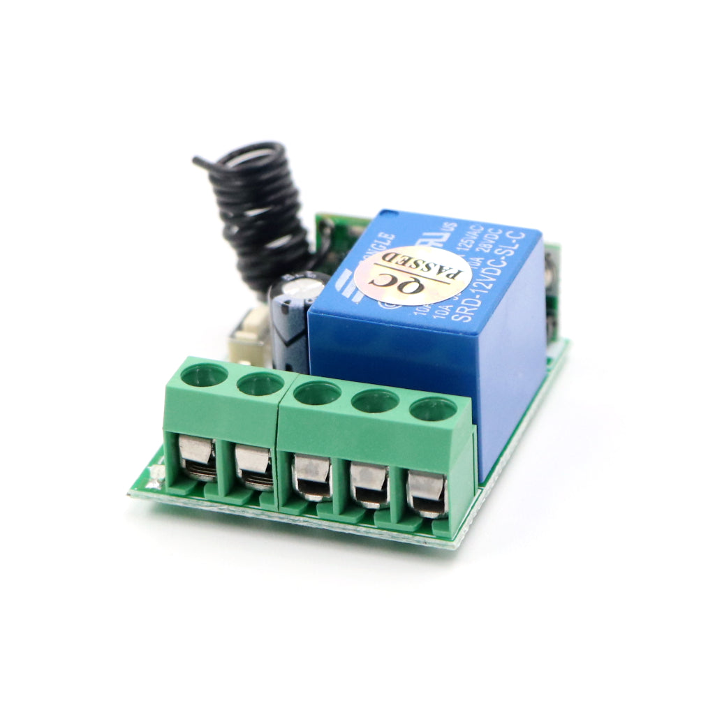 [Type 1] 12V DC 315 MHz 1 Channel RF Receiver Module With Casing