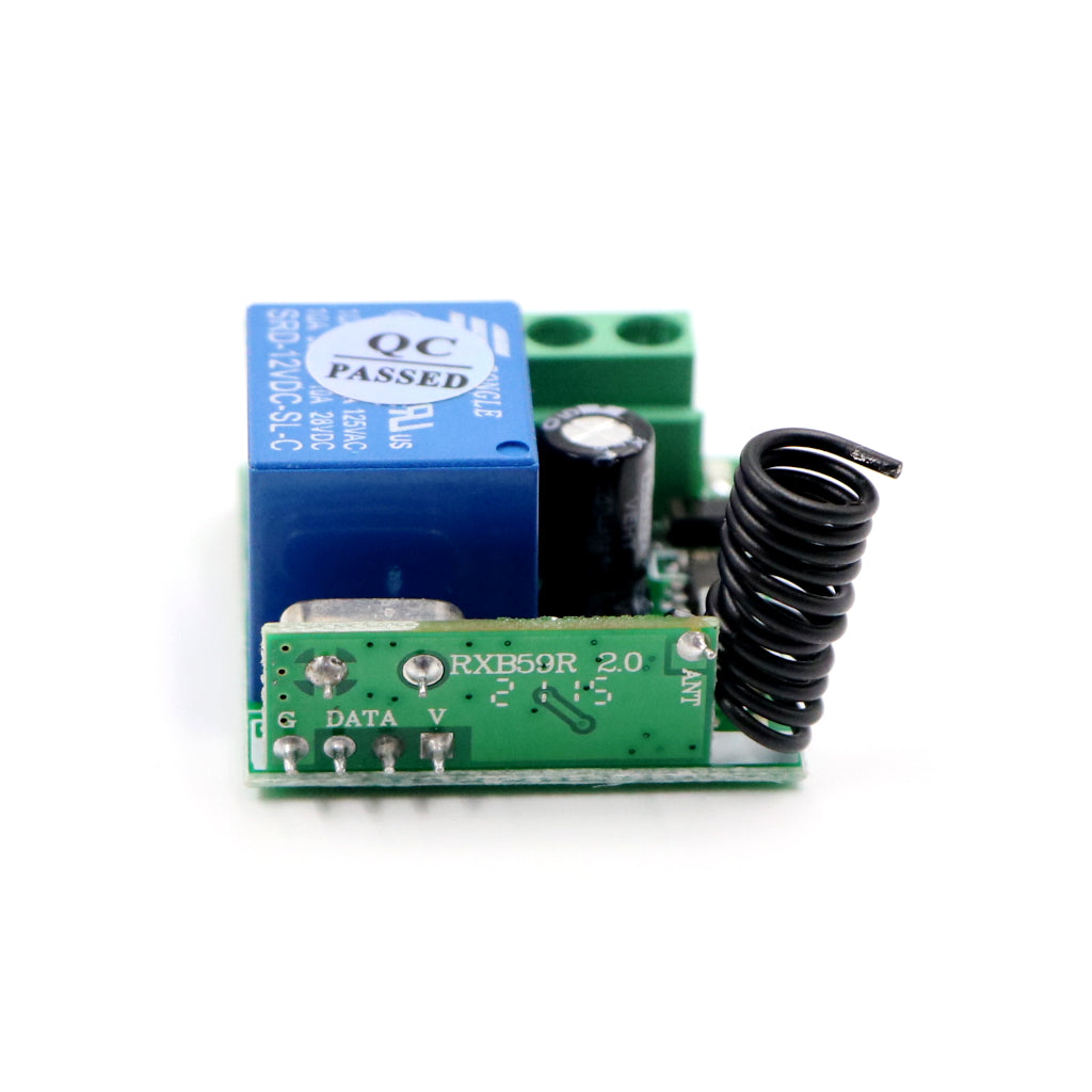 [Type 1] 12V DC 315 MHz 1 Channel RF Receiver Module With Casing