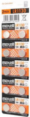 Maxell: LR1130 1.5V Non rechargeable Round Alkaline Button Battery
