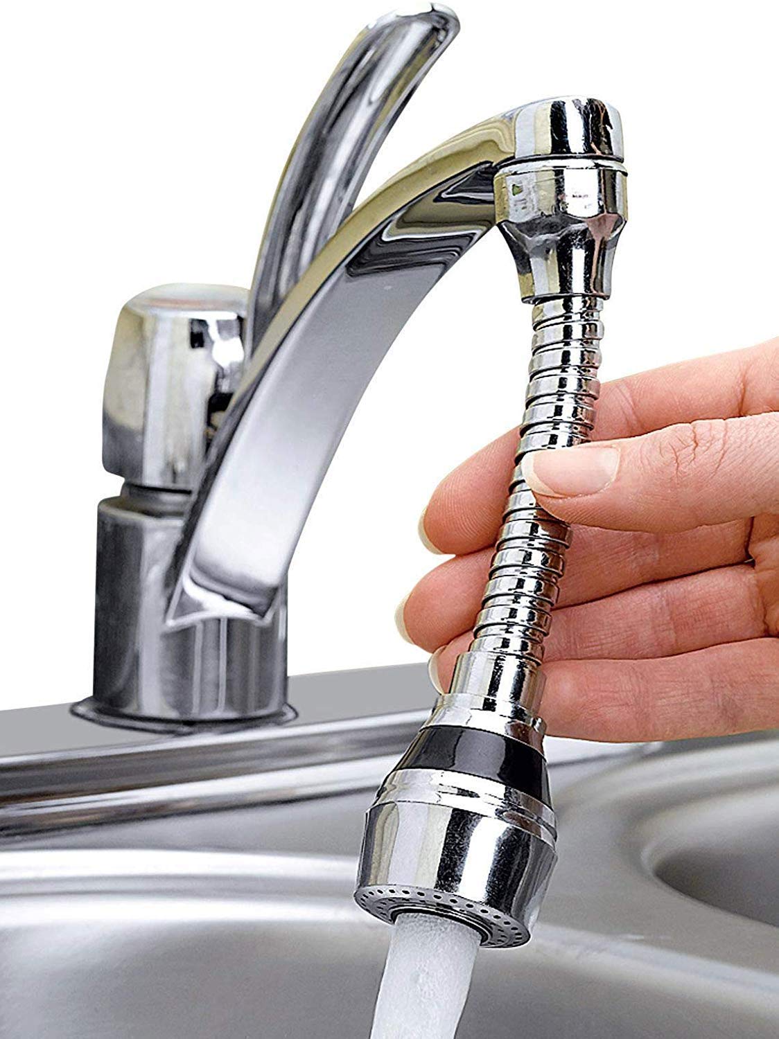 Turbo Flex 360° Flexible Sink Taps/Faucet Sprayer