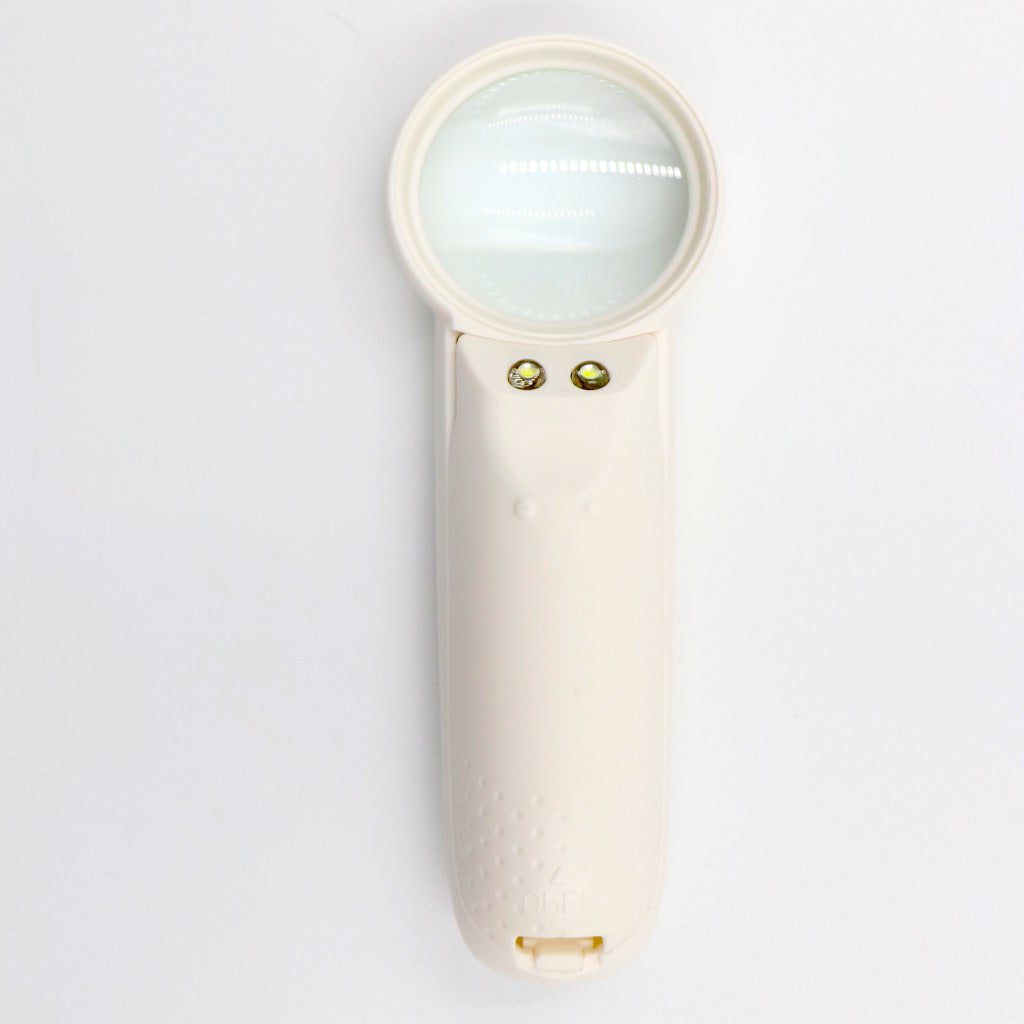 High Power 15x 3715 Lighted Magnifying Glass Hand Held Magnifier for Close Inspection of PCB.